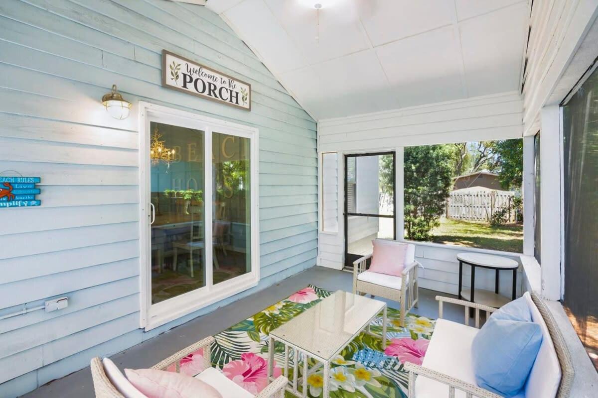 The St Augusdream Renovated Beach House Sleeps 8 Walk To Beach Saint Augustine Eksteriør billede